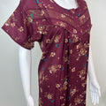 Maroon Soft & Breathable Alpine Fabric Nightgown