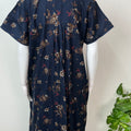Navy Blue Premium Alpine Fabric Nighty