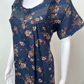 Navy Blue Premium Alpine Fabric Nighty