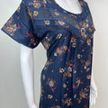 Navy Blue Premium Alpine Fabric Nighty