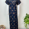 Navy Blue Premium Alpine Fabric Nighty