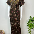 Floral Printed Alpine Fabric Nighty for Women
