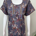 Gray Alpine Fabric Women's Nighty