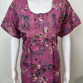 Printed Alpine Fabric Nightgown