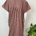 Brown Alpine Fabric Nightgown Elegant & Long-Lasting