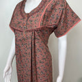 Brown Alpine Fabric Nightgown Elegant & Long-Lasting