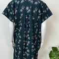 Teal Green Alpine Fabric Women's Nighty