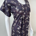 Floral Printed Alpine Fabric Nightgown