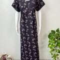 Floral Printed Alpine Fabric Nightgown