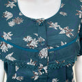 Teal Green Alpine Fabric Women's Nighty