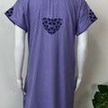 Lavender Elegant Comfort Alpine Fabric Nighty