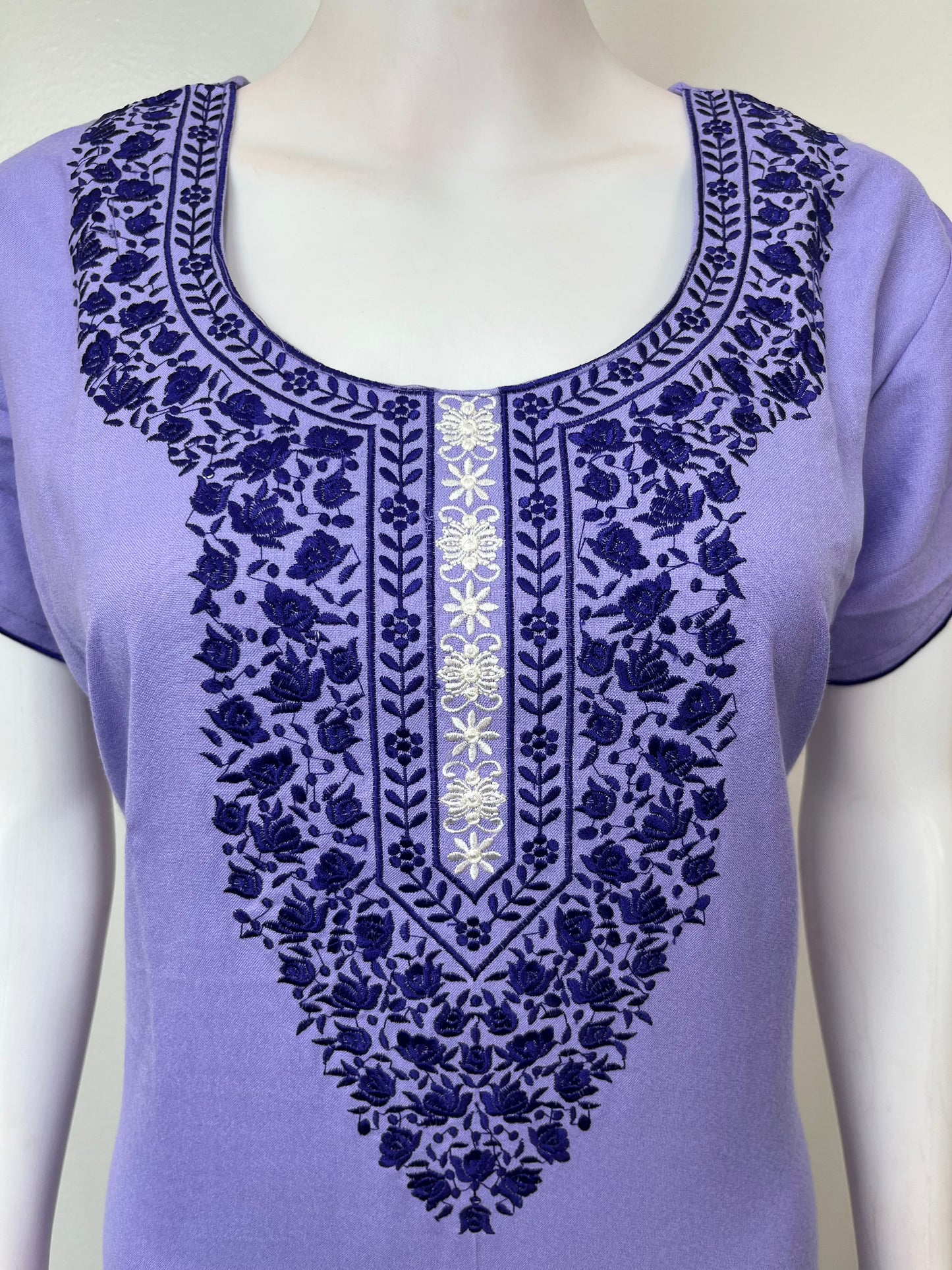 Lavender Elegant Comfort Alpine Fabric Nighty