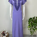Lavender Elegant Comfort Alpine Fabric Nighty