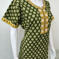 Green Pure Cotton Nighty Soft & Breathable