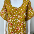 Mustard 100% Cotton Nighty Comfortable & Elegant