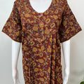 Brown Pure Cotton Nighty Soft & Comfortable
