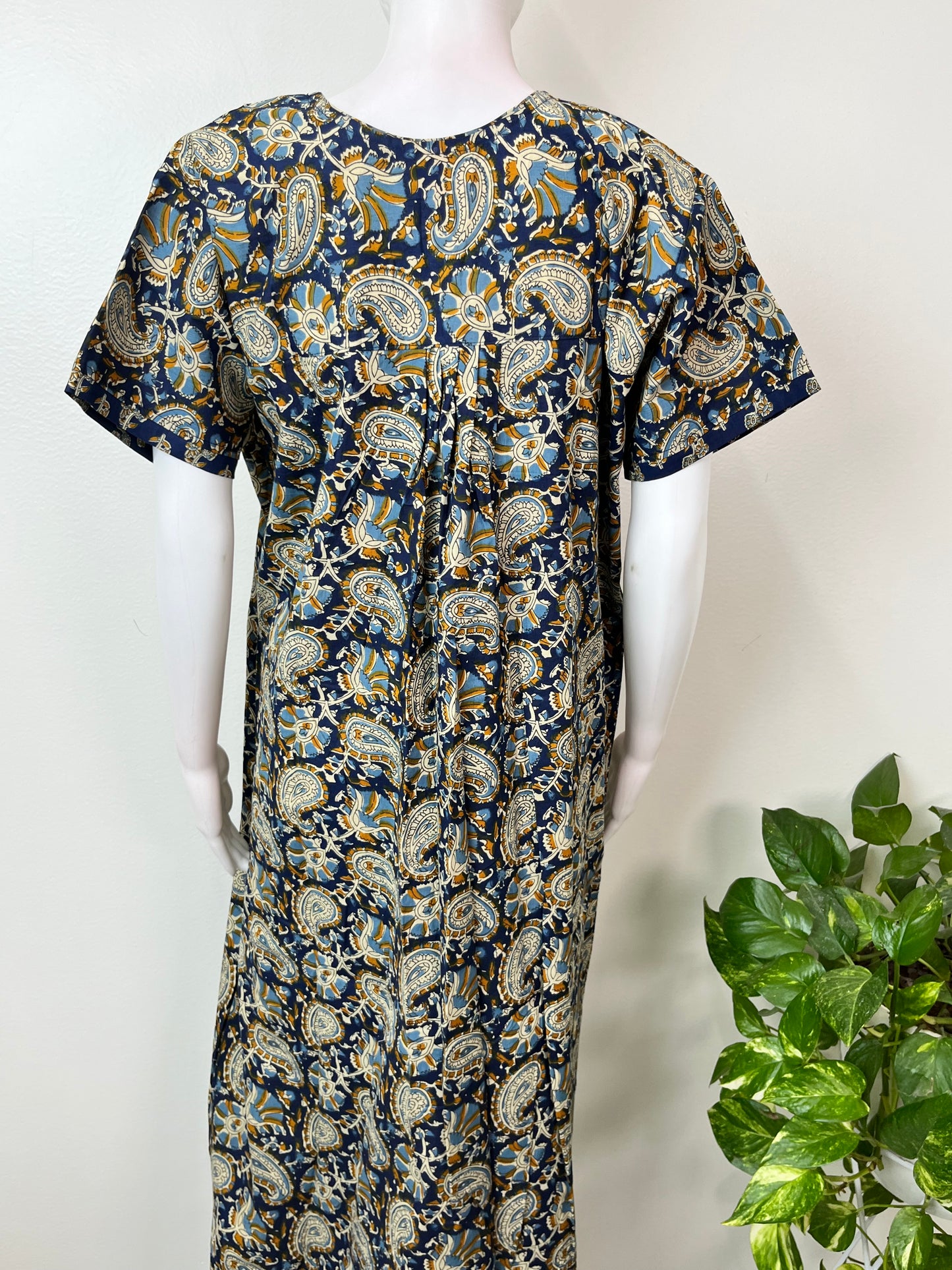 Royal Blue 100% Cotton Nighty Soft & Comfortable