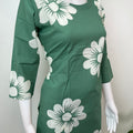 Green Cambric Cotton Night Suit