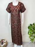 Brown 100% Cotton Nightgown for Women