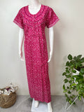 Hot Pink 100% Cotton Nightgown