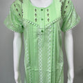 Lime Green Boutique Cotton Nighty Comfortable & Elegant