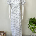 Lavender Polyester Cotton Nighty