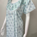 Sky Blue Boutique Cotton Nighty Soft & Comfortable