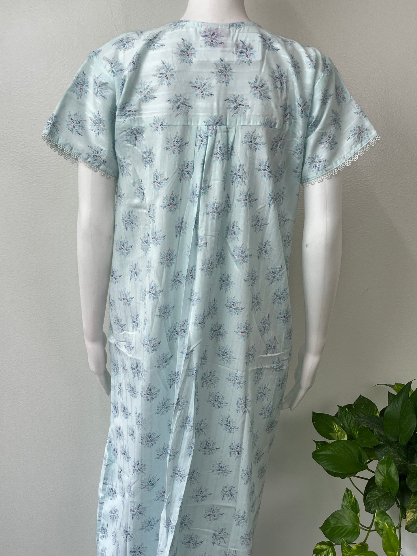 Sky Blue Boutique Cotton Nighty Soft & Comfortable