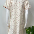 Cream Boutique Cotton Nightgown for Women