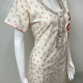 Cream Boutique Cotton Nightgown for Women
