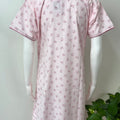 Boutique Cotton Nightgown with Elegant Embroidery