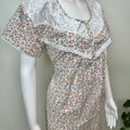 Orange Polyester Cotton Soft & Comfortable Nightgown