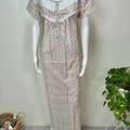 Orange Polyester Cotton Soft & Comfortable Nightgown