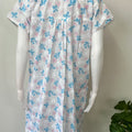 Sky Blue Polyester Cotton Nighty Soft & Comfortable