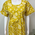 Yellow Elegant & Comfortable Pure Cotton Nighty
