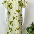 Floral Printed Alpine Fabric Nightgown