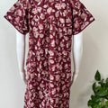 Maroon Pure Cotton Nighty Soft & Comfortable