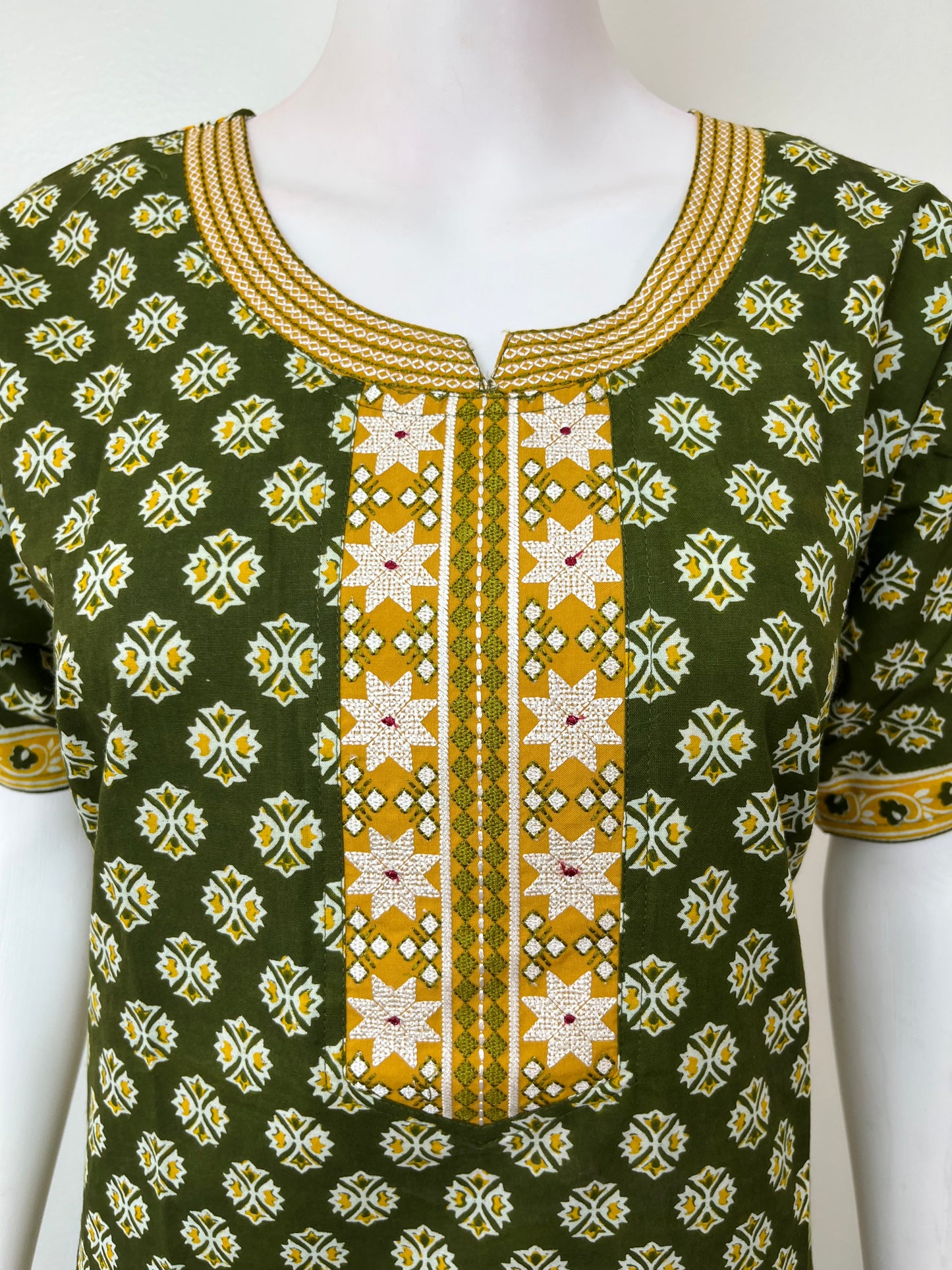 Green Pure Cotton Nighty Soft & Breathable