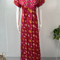 Hot Pink Embroidery 100% Pure Cotton Nighty Soft & Comfortable