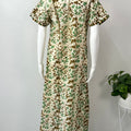 Beige 100% Pure Cotton Women's Nighty