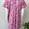 Pink & Blue Pure Cotton Nightgown for Women