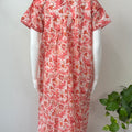 Pink 100% Cotton Nighty Comfortable & Elegant