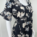 Black Frock Style Cambric Cotton Elegant Nighty