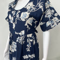 Floral Umbrella Style Cambric Cotton Nighty
