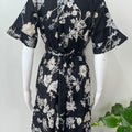 Black Frock Style Cambric Cotton Elegant Nighty