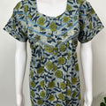 Floral Cambric Cotton Nighty for Women
