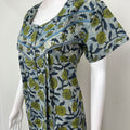 Floral Cambric Cotton Nighty for Women