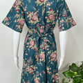 Bottle Green Cambric Cotton Umbrella Style Nightgown