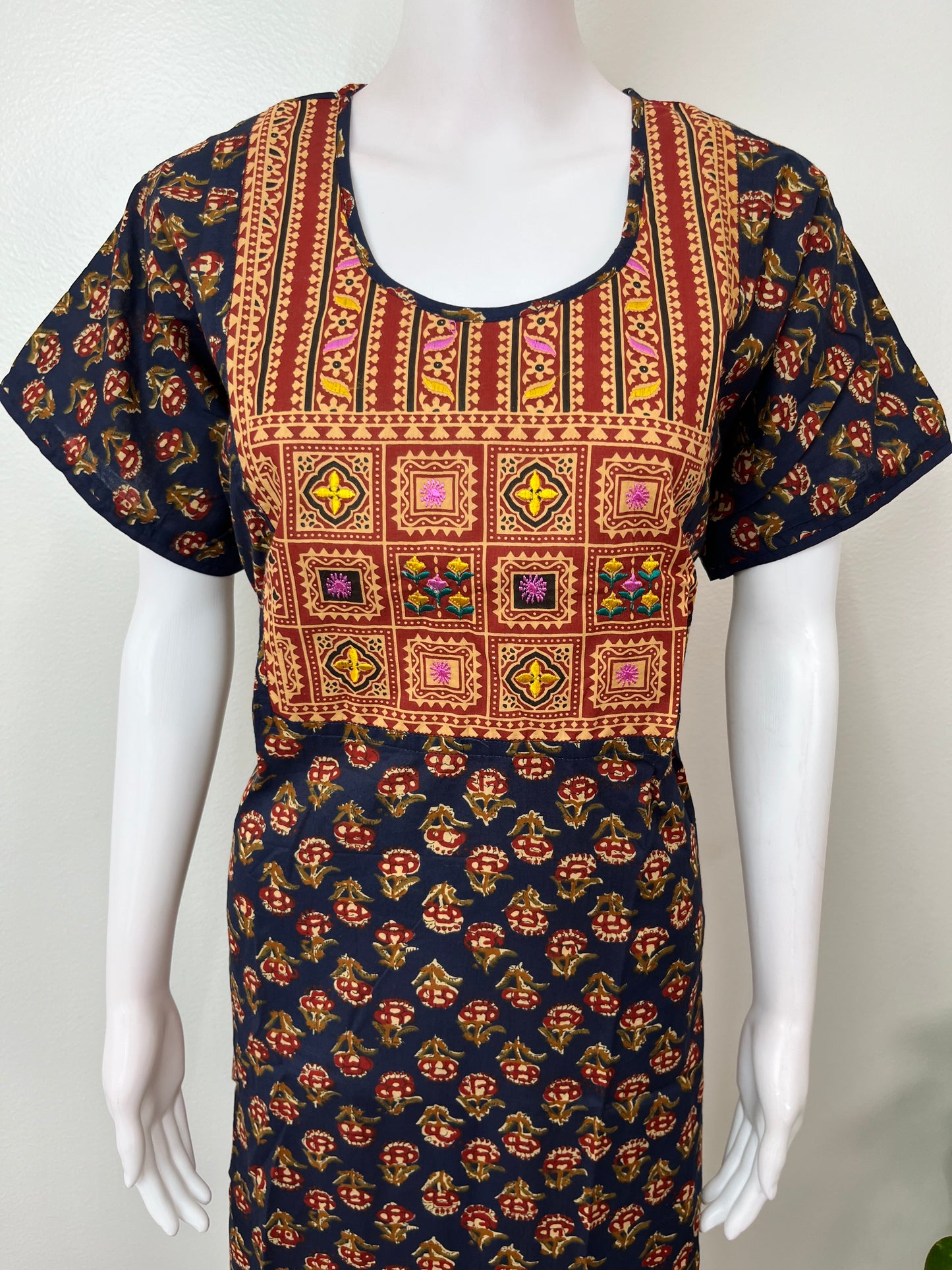 Kalamkari Cambric Cotton Soft & Comfortable Nighty