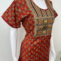 Kalamkari Printed Cambric Cotton Nighty